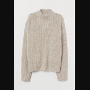 H&M - Sweater with Pearlescent Beads
